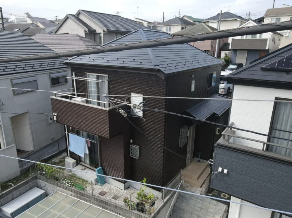 横浜市青葉区エリアの外壁塗装事例ビフォー